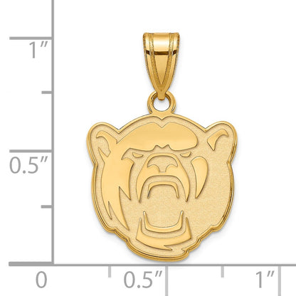 10K Yellow Gold Logoart Baylor University Medium Pendant