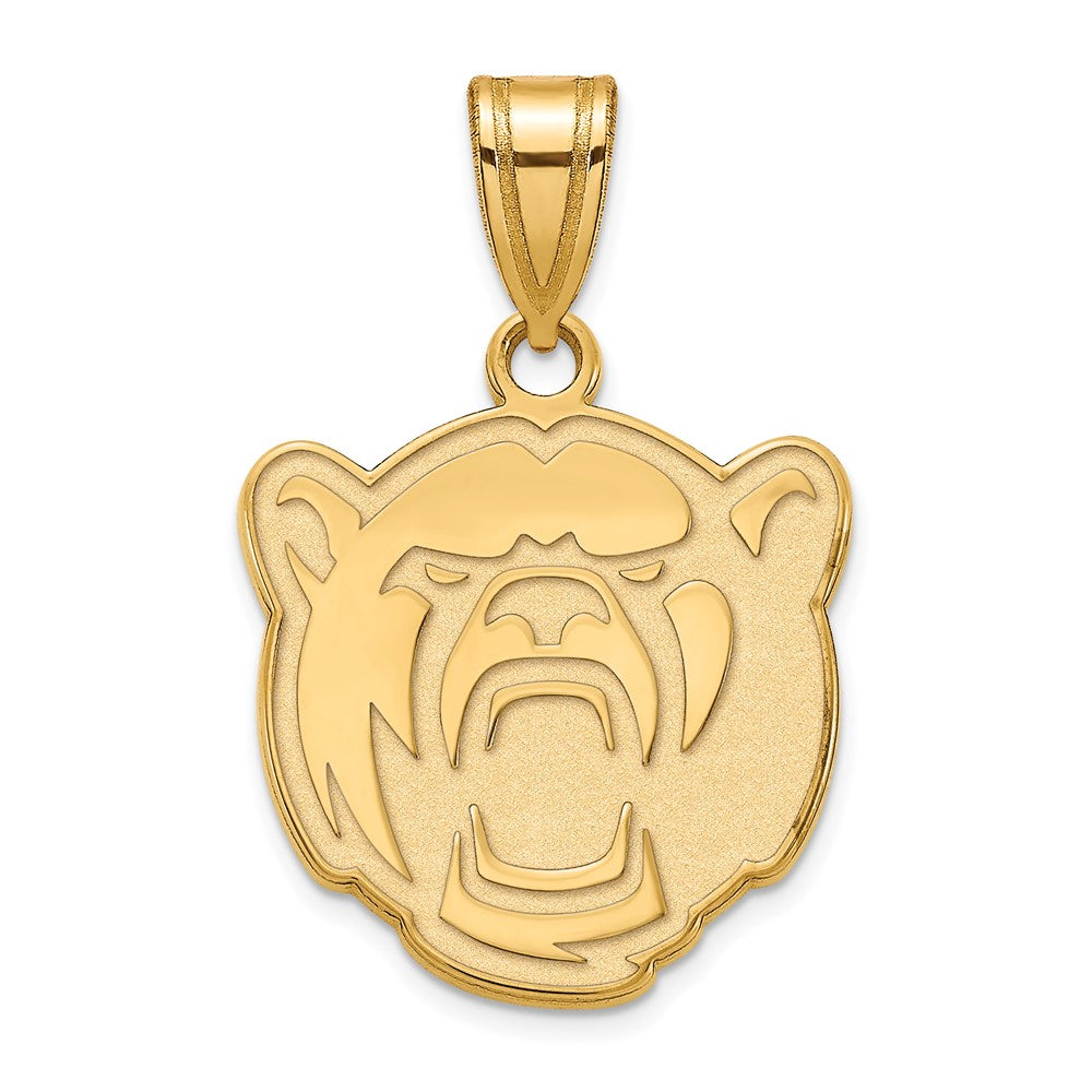 10K Yellow Gold Logoart Baylor University Medium Pendant