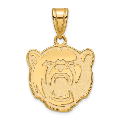 10K Yellow Gold Logoart Baylor University Medium Pendant