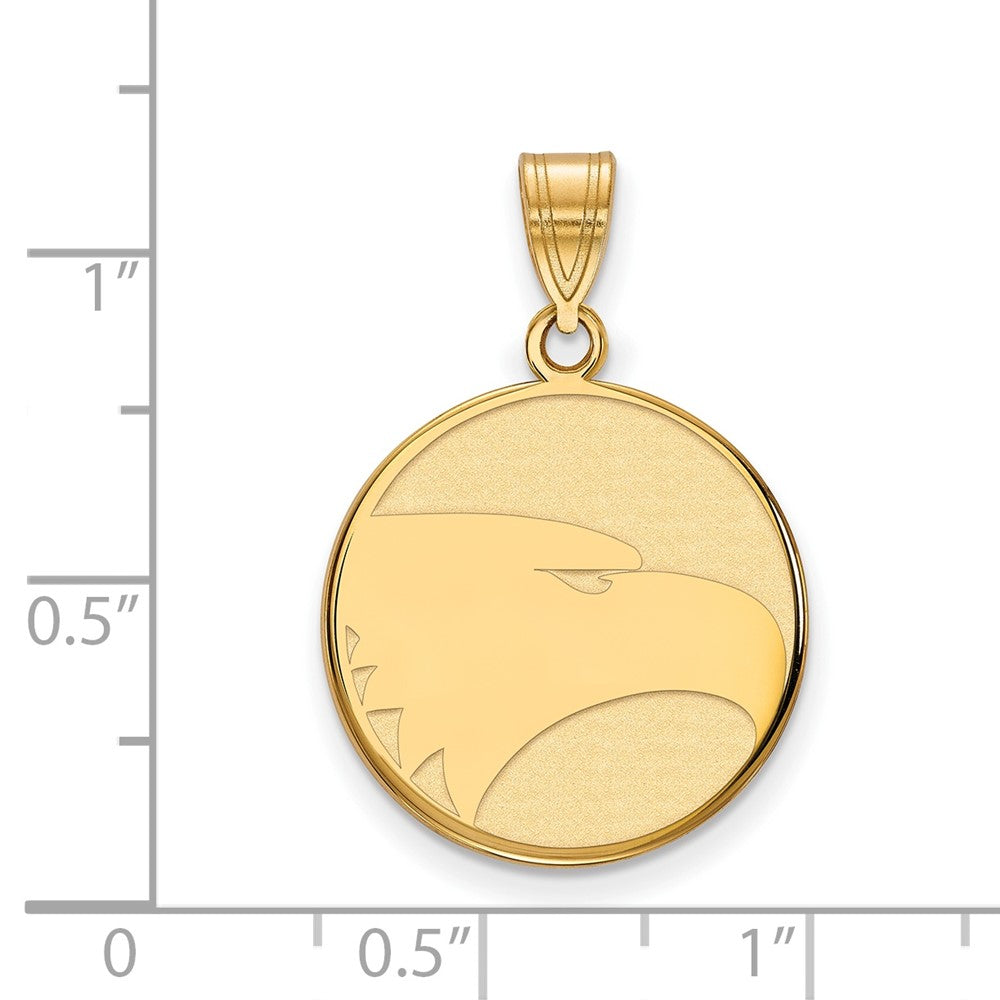 10K Yellow Gold Logoart Georgia Southern University Eagle Large Pendant