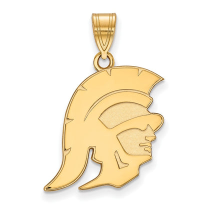 Gold Plated Sterling Silver University Of Southern California Trojan Large Pendant