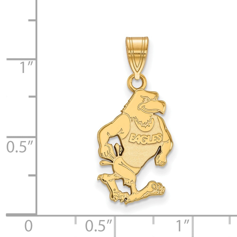 10K Yellow Gold Logoart Georgia Southern University Eagle Large Pendant