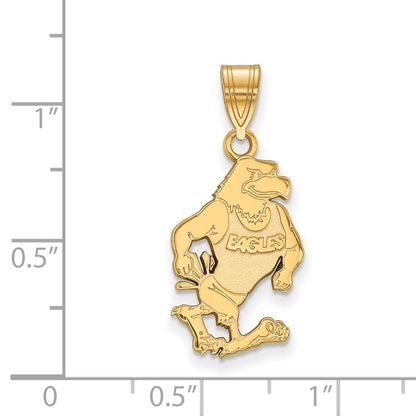 10K Yellow Gold Logoart Georgia Southern University Eagle Large Pendant