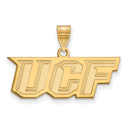 10K Yellow Gold Logoart University Of Central Florida U C F Medium Pendant