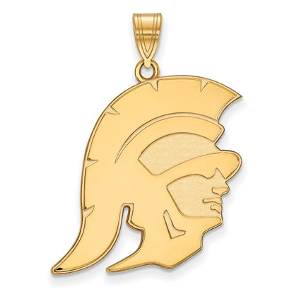 10K Yellow Gold University Of Southern California Trojan Extra Large Pendant
