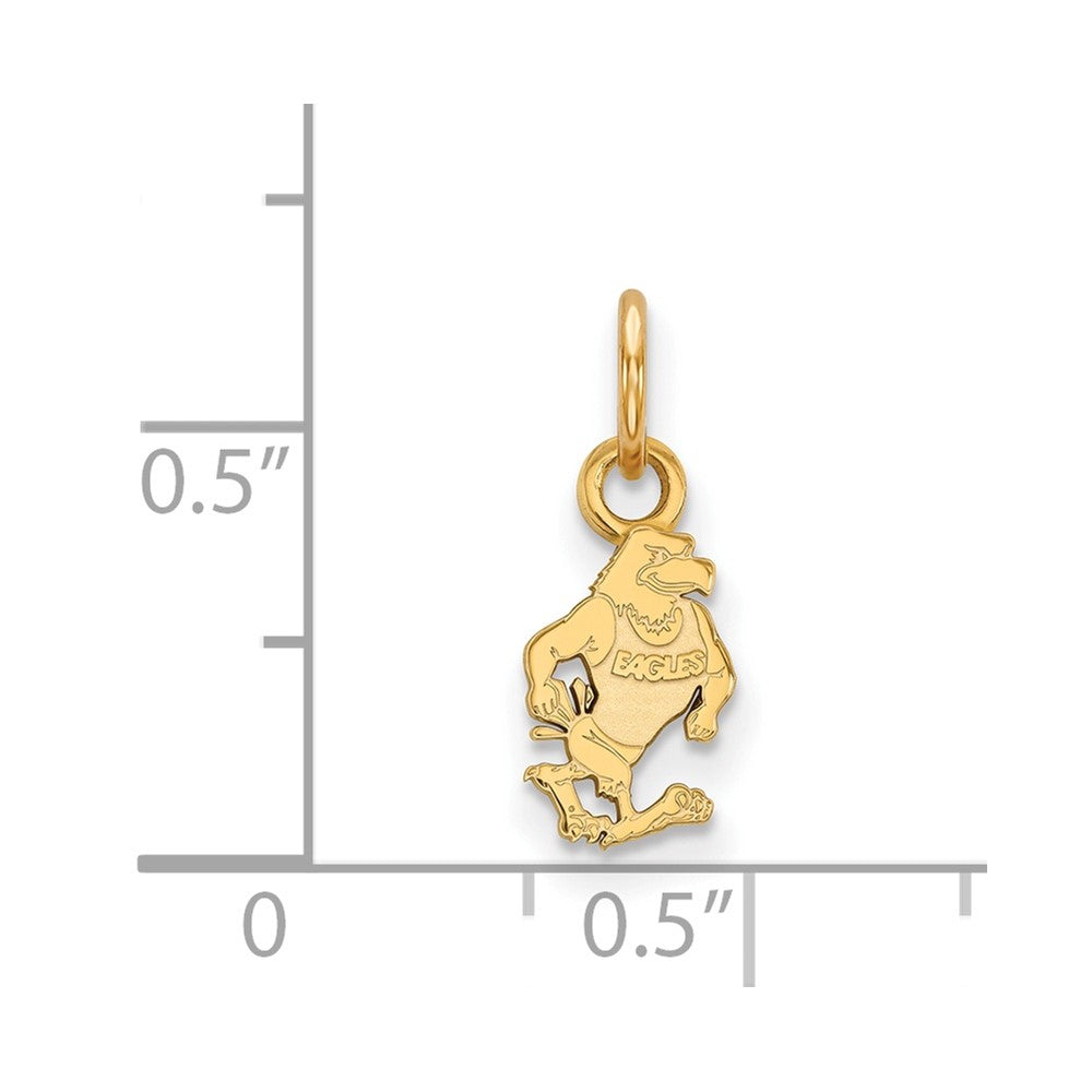 10K Yellow Gold Logoart Georgia Southern University Eagle Extra Small Pendant