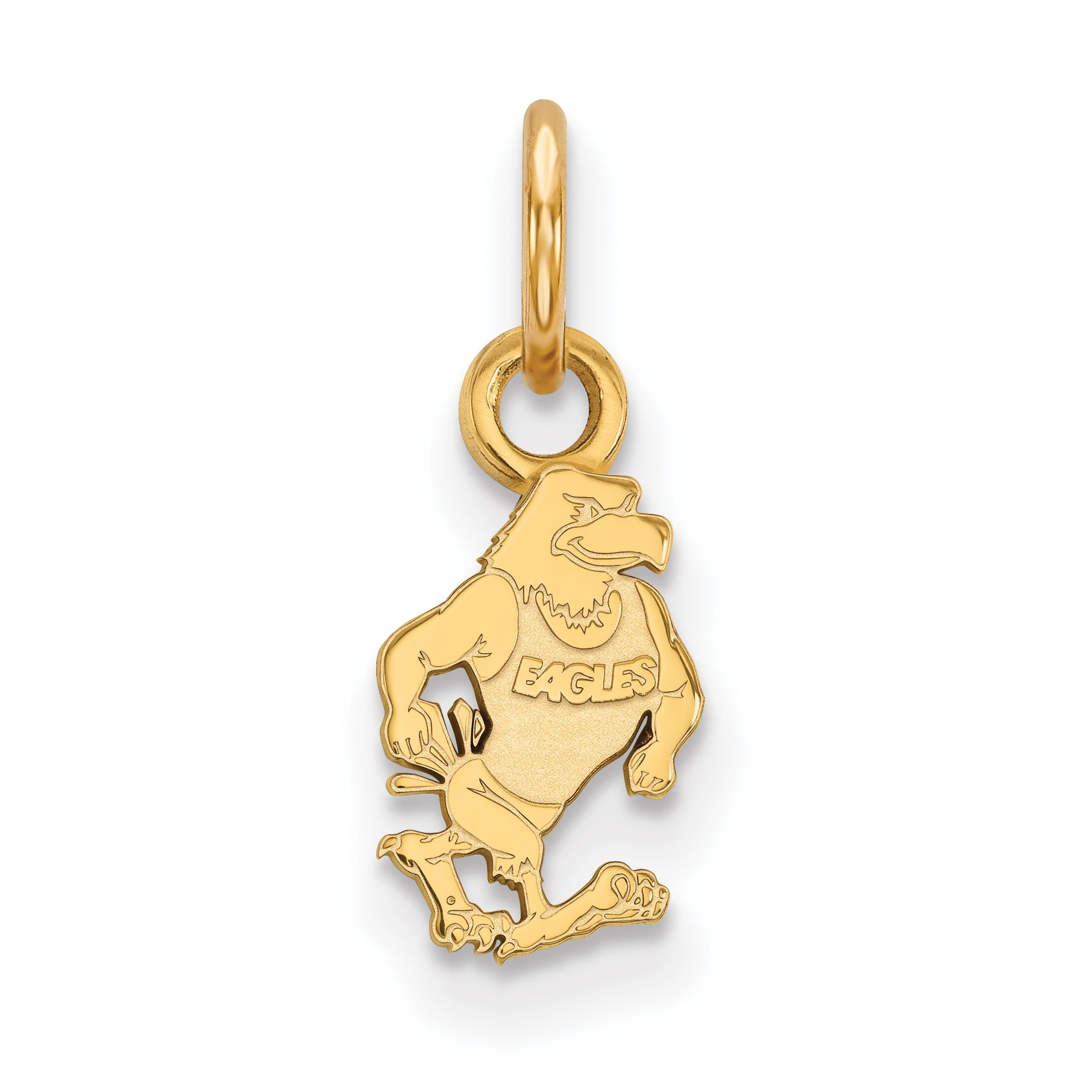 14K Yellow Gold Logoart Georgia Southern University Eagle Extra Small Pendant
