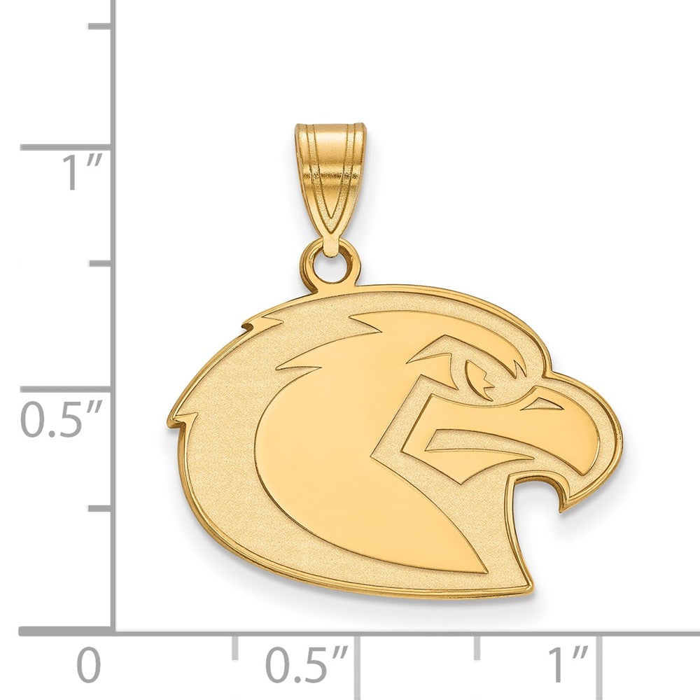 10K Yellow Gold Logoart Marquette University Eagle Large Pendant