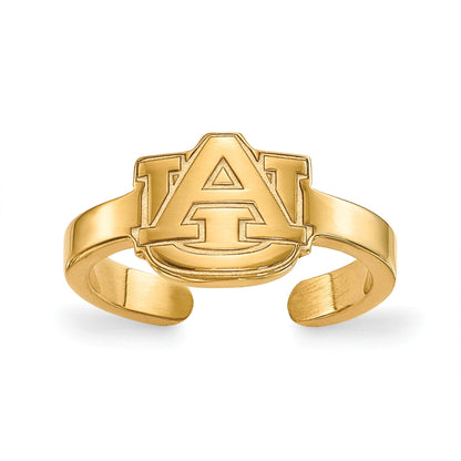 Gold Plated Sterling Silver Logoart Auburn University Toe Ring