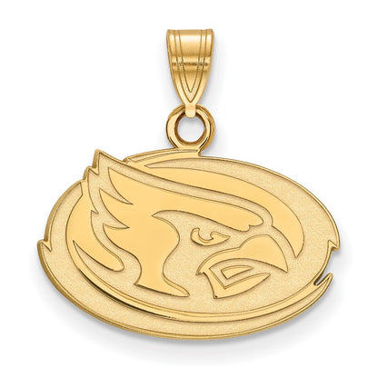 10K Yellow Gold Logoart Iowa State University Cardinal Small Pendant