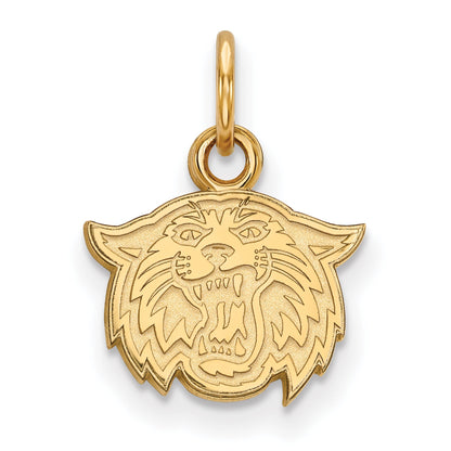 Gold Plated Sterling Silver Logoart Villanova University Wildcat Extra Small Pendant