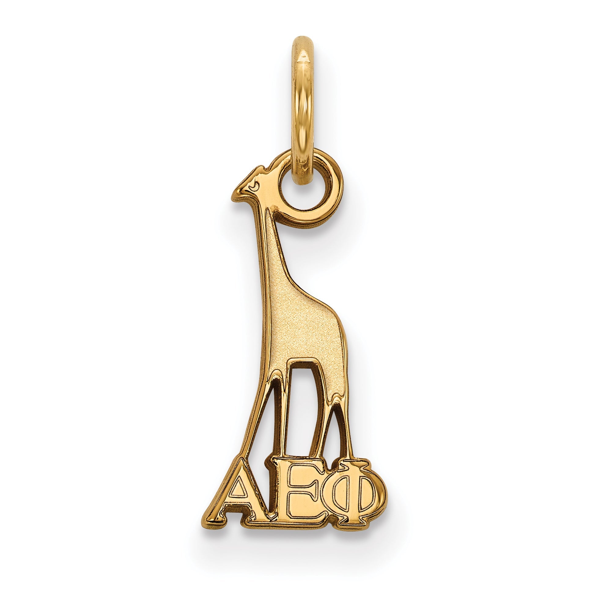 Gold Plated Sterling Silver Logoart Alpha Epsilon Phi Sorority Symbol Extra Small Pendant