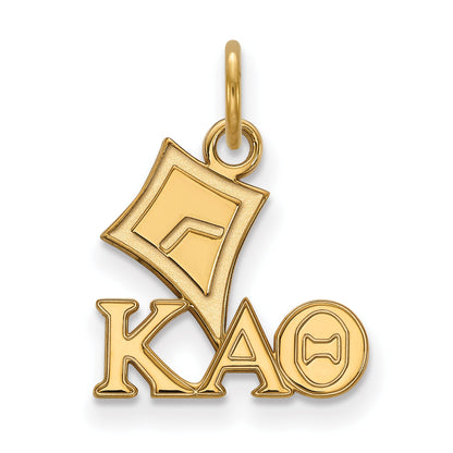 Gold Plated Sterling Silver Logoart Kappa Alpha Theta Sorority Symbol Extra Small Pendant