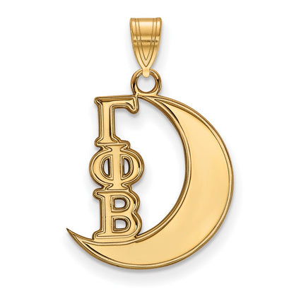 Gold Plated Sterling Silver Logoart Gamma Phi Beta Sorority Symbol Small Pendant