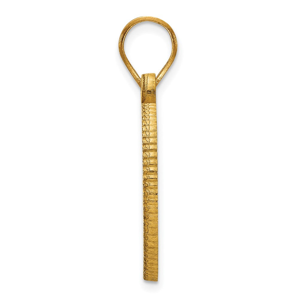 Gold Plated Sterling Silver Logoart Baylor University Medium Crest Pendant