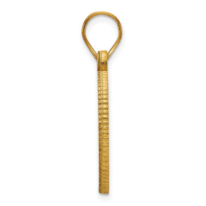 Gold Plated Sterling Silver Logoart Baylor University Medium Crest Pendant