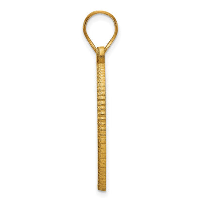 Gold Plated Sterling Silver Logoart Baylor University Large Crest Pendant