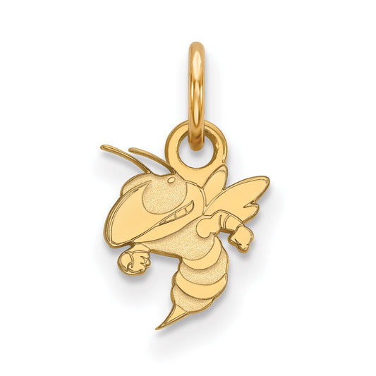 14K Yellow Gold Logoart Georgia Institute Of Technology Jacket Extra Small Pendant