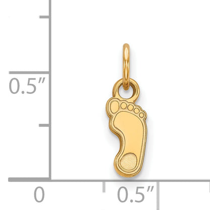 14K Yellow Gold Logoart University Of North Carolina Tar Heel Extra Small Pendant