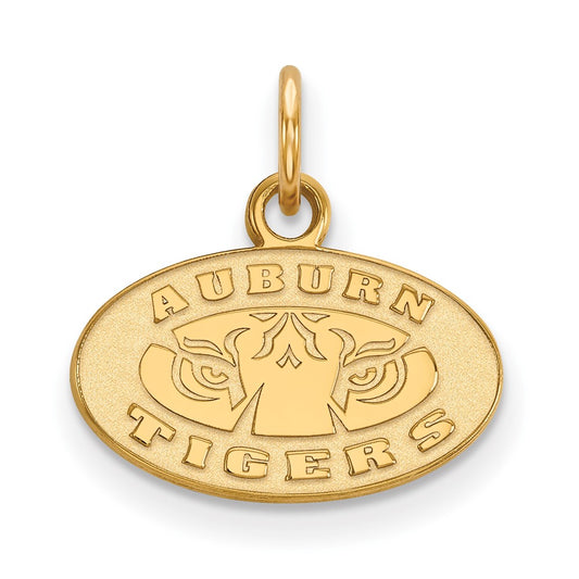 10K Yellow Gold Logoart Auburn Tigers Extra Small Pendant