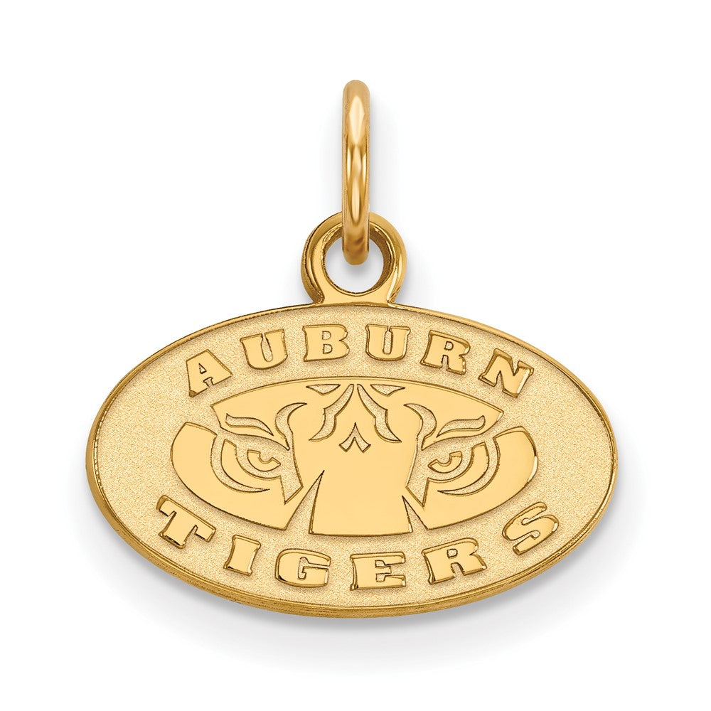 Gold Plated Sterling Silver Logoart Auburn Tigers Extra Small Pendant