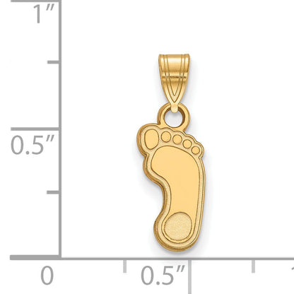 14K Yellow Gold Logoart University Of North Carolina Tar Heel Small Pendant