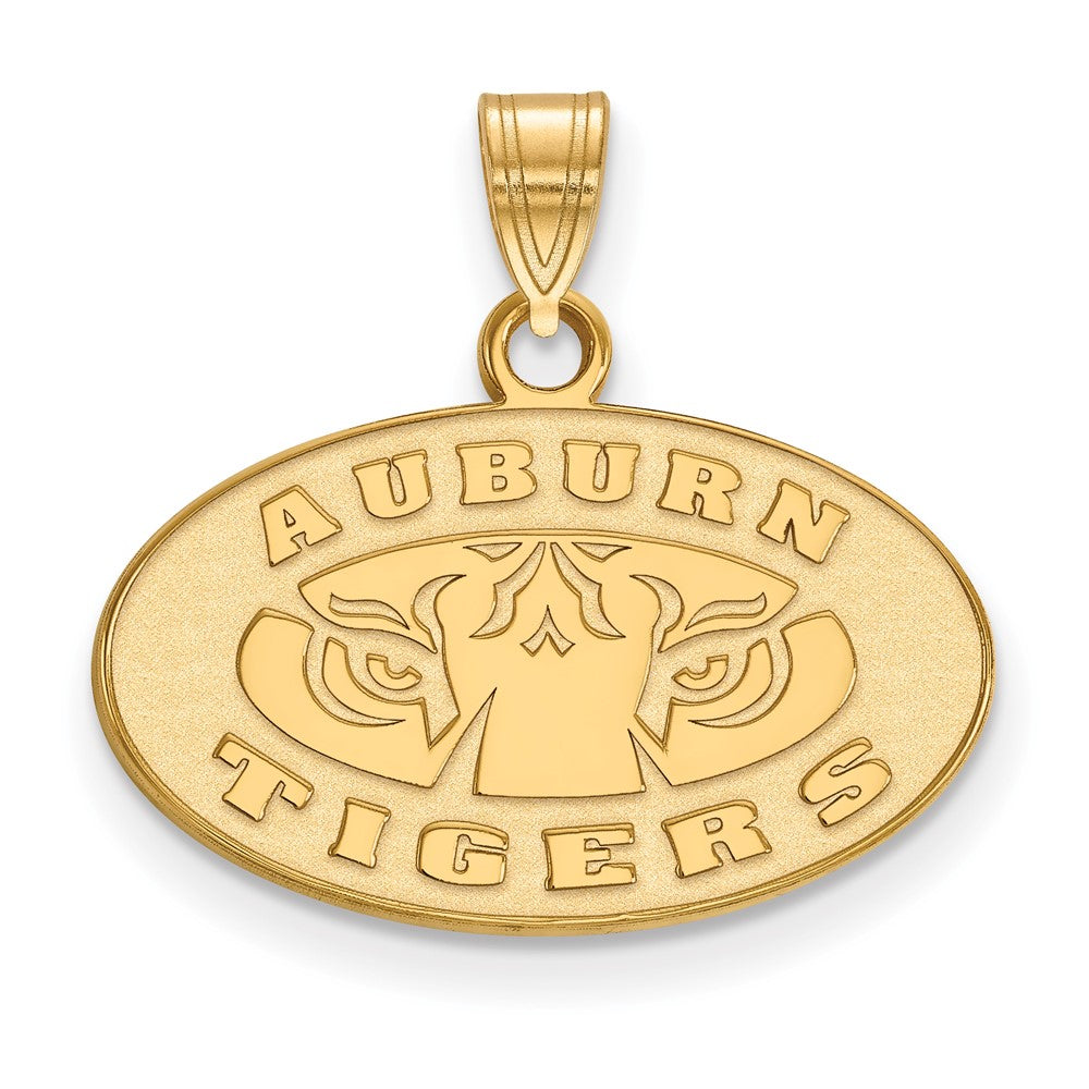 10K Yellow Gold Logoart Auburn Tigers Small Pendant