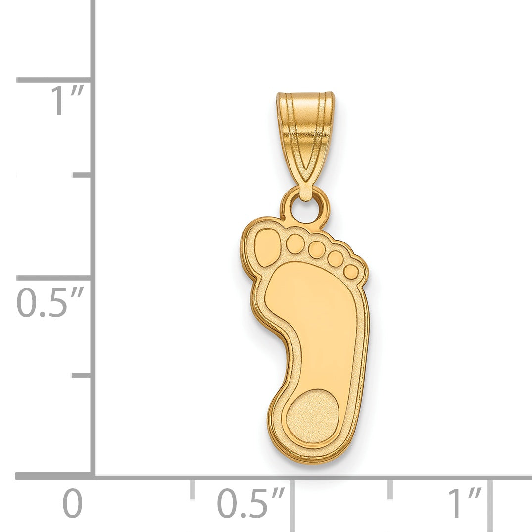 14K Yellow Gold Logoart University Of North Carolina Tar Heel Medium Pendant