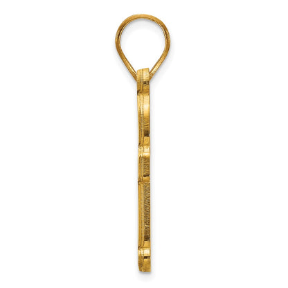 Gold Plated Sterling Silver Logoart Baylor University Bears Large Enameled Pendant