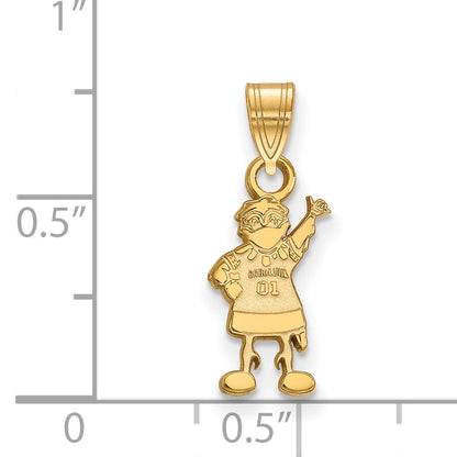 14K Yellow Gold Logoart University Of South Carolina Mascot Small Pendant