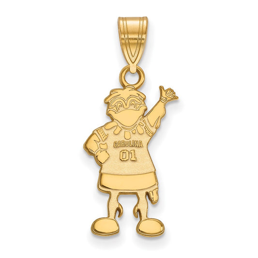 10K Yellow Gold Logoart University Of South Carolina Mascot Large Pendant