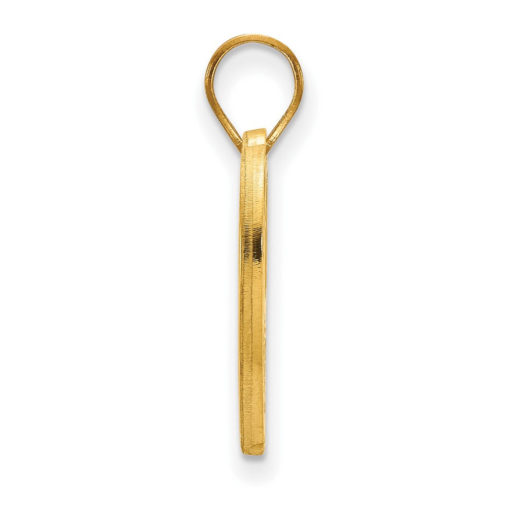 Gold Plated Sterling Silver Logoart West Virginia University Mountaineer Heart Pendant