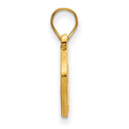 Gold Plated Sterling Silver Logoart West Virginia University Mountaineer Football Pendant