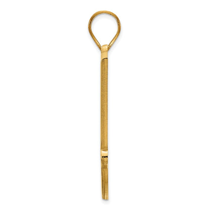 Gold Plated Sterling Silver Logoart Oklahoma State University O S U Extra Large Pendant