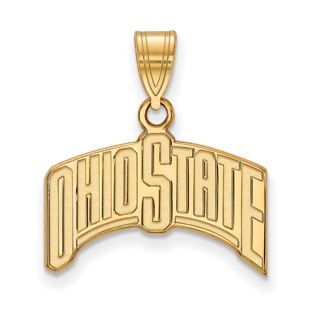 14K Yellow Gold Logoart The Ohio State University Large Pendant