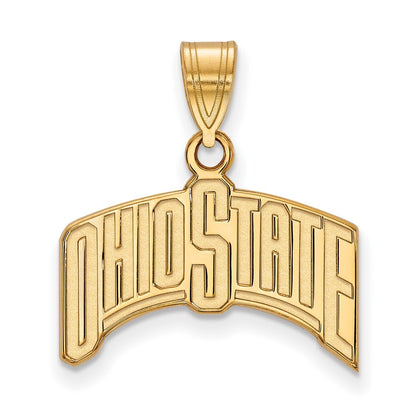 14K Yellow Gold Logoart The Ohio State University Large Pendant