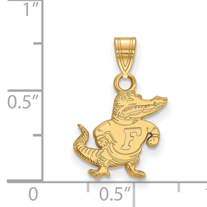 14K Yellow Gold Logoart University Of Florida Gator Small Pendant