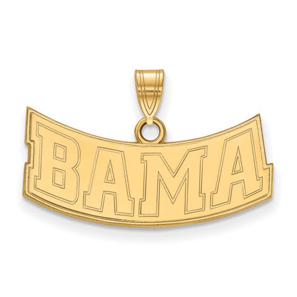 14K Yellow Gold Logoart University Of Alabama Medium Pendant