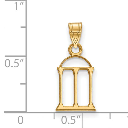 Gold Plated Sterling Silver Logoart University Of Georgia Arch Small Pendant