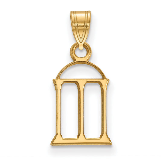 Gold Plated Sterling Silver Logoart University Of Georgia Arch Small Pendant
