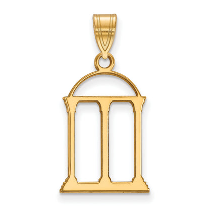 Gold Plated Sterling Silver Logoart University Of Georgia Arch Large Pendant
