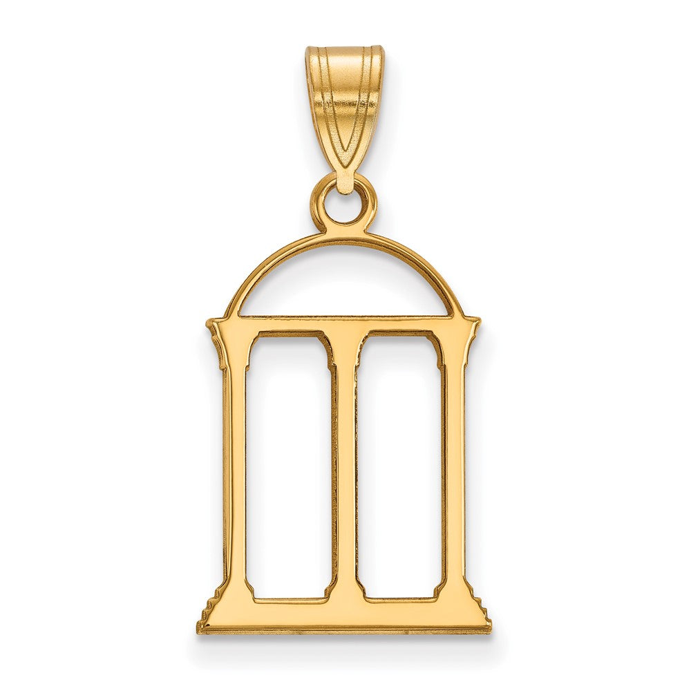 14K Yellow Gold Logoart University Of Georgia Arch Large Pendant