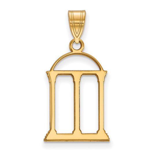 14K Yellow Gold Logoart University Of Georgia Arch Large Pendant