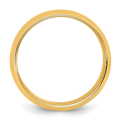 14K Yellow Gold 4.5mm Half Round Band