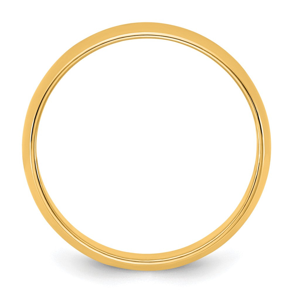10K Yellow Gold 10Ky 5.5mm Lightweight Half Round Band Size 12