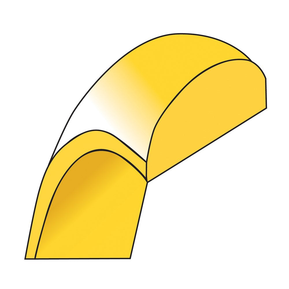 10K Yellow Gold 4mm Lightweight Half Round Wedding Band Size 4.5