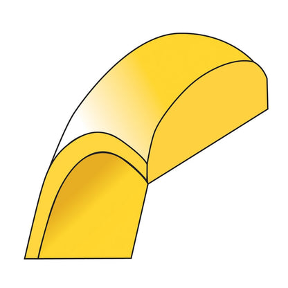 10K Yellow Gold 10Ky 1mm Half Round Band Size 9.5