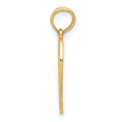 14K Yellow Gold 60 Heart Pendant