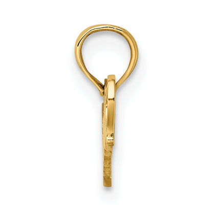 14K Yellow Gold Sweet Heart Charm