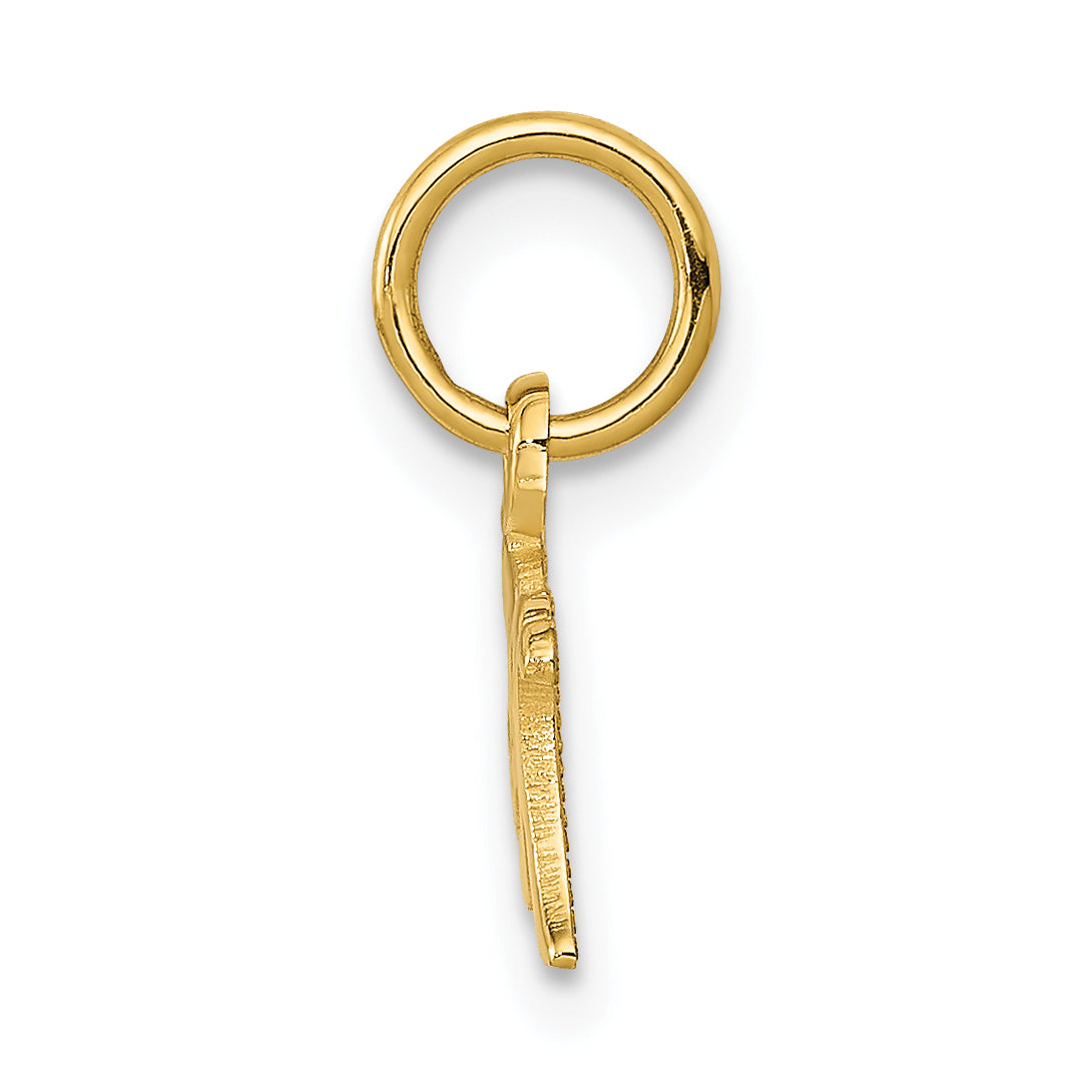 14K Yellow Gold Mom Charm